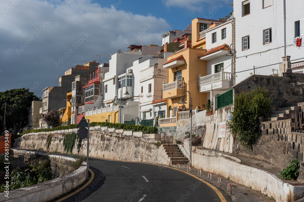 Fototapeta premium street in the old town country