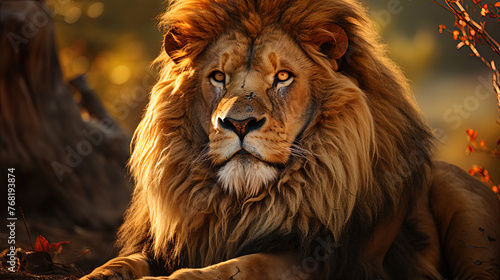 Majestic posture  like a king among animals  is domineering and unshakable  ready to rule his wor