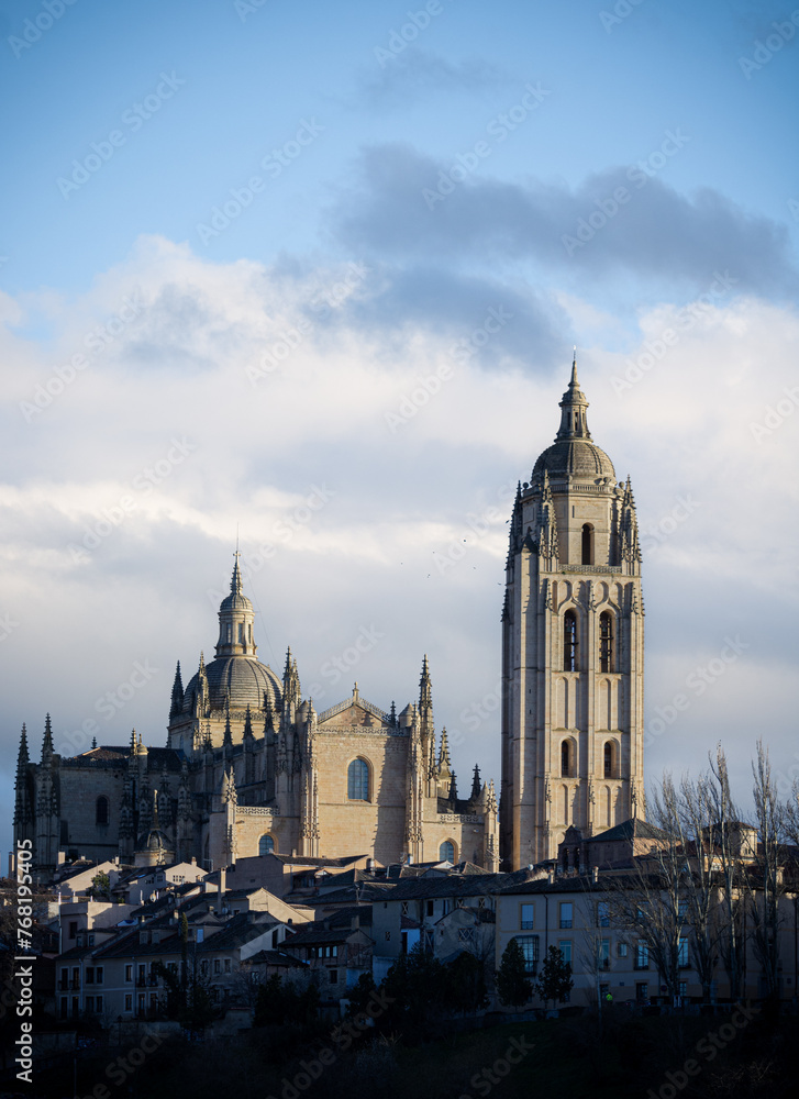 Fototapeta premium Segovia Cathedral, Castilla and Leon, Spain.