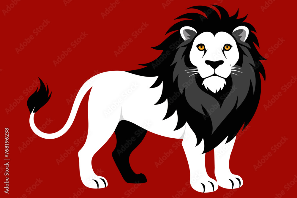Obraz premium Vector Design of a Lion