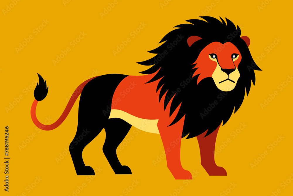 Obraz premium Vector Design of a Lion