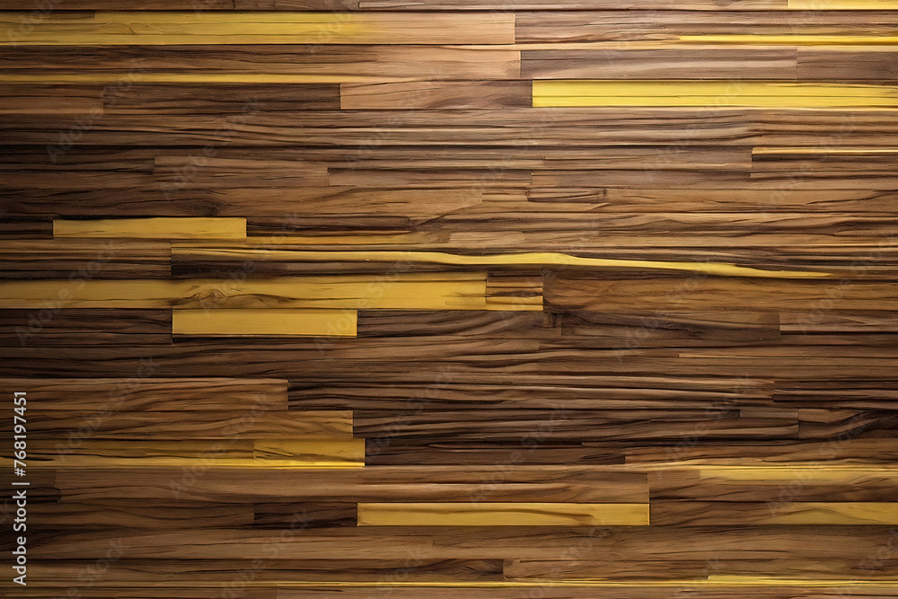 Brown and yellow wood wall wooden plank board texture background with grains and structures Brown and yellow wood wall wooden plank board texture background with grains and structures