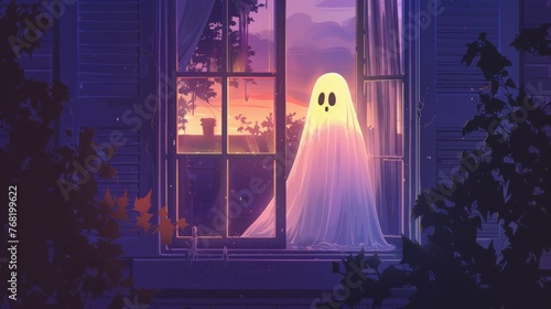 ghost in the window.