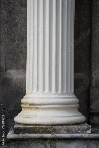A column at Trelissick House Cornwall