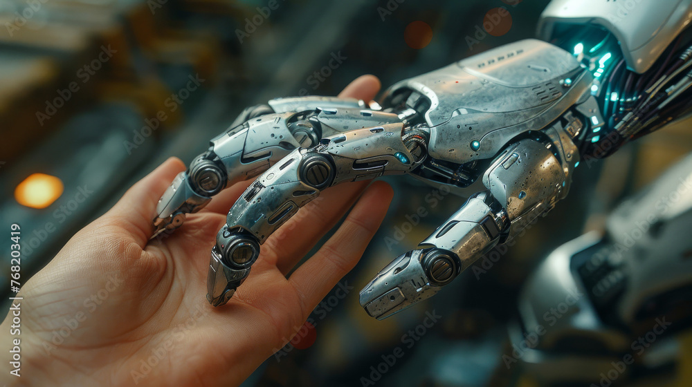 Delicate Human-Robot Interaction: A Symbol of AI Coexistence
Delicate Human-Robot Interaction: A Symbol of AI Coexistence