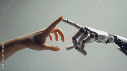 Harmonious Human-Robot Interaction Through a Single Touch 