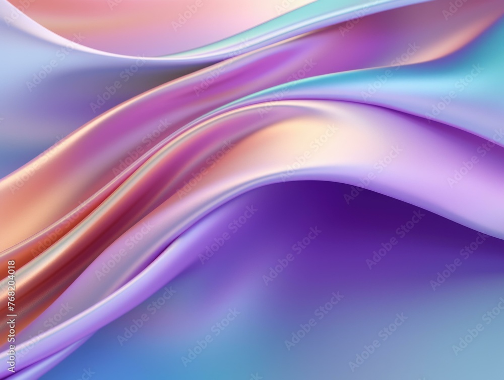 custom made wallpaper toronto digitalA close up of a colorful fabric with waves. Generative AI.