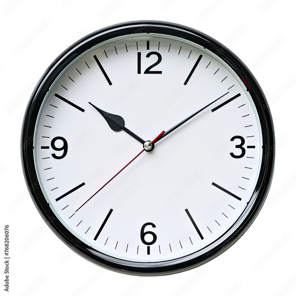 Classic analog clock on a white or transparent background, PNG. Classic analog clock on a white or transparent background, PNG.