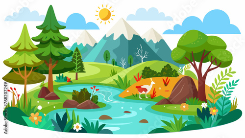 natural scenery and svg file