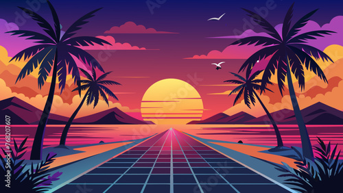 natural scenery and svg file