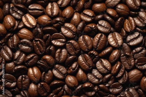 Texture of coffee beans