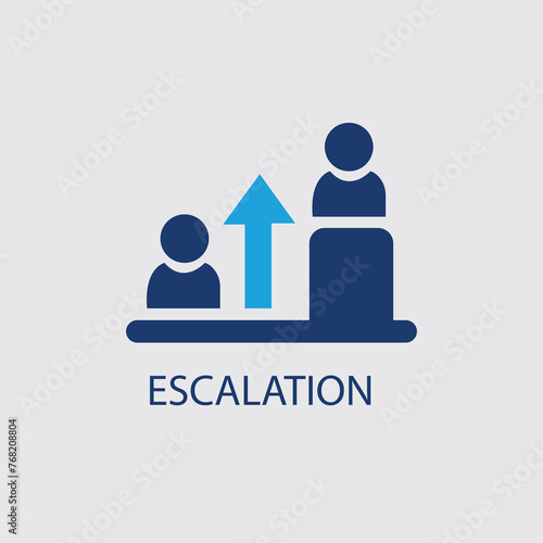 Escalations Icon Monochrome Sign From Customer Vector Image.