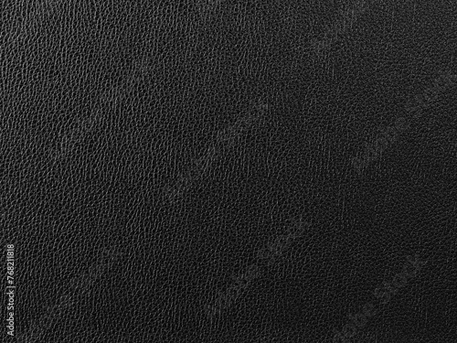 Black leather fabric texture background. textile material, design interior, decor. 