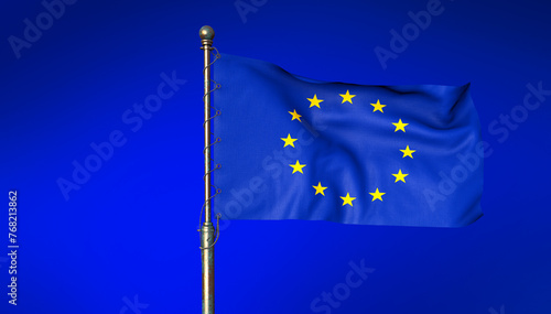European Union Flag, European Union Flag Image. 