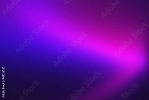Dark blue purple pink colored glowing grainy gradient background. Black noise texture effect backdrop illustration for poster, header, banner design template purpose.
