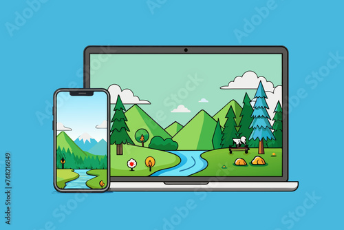 Transform your screen into a tranquil oasis with our nature-inspired wallpapers.