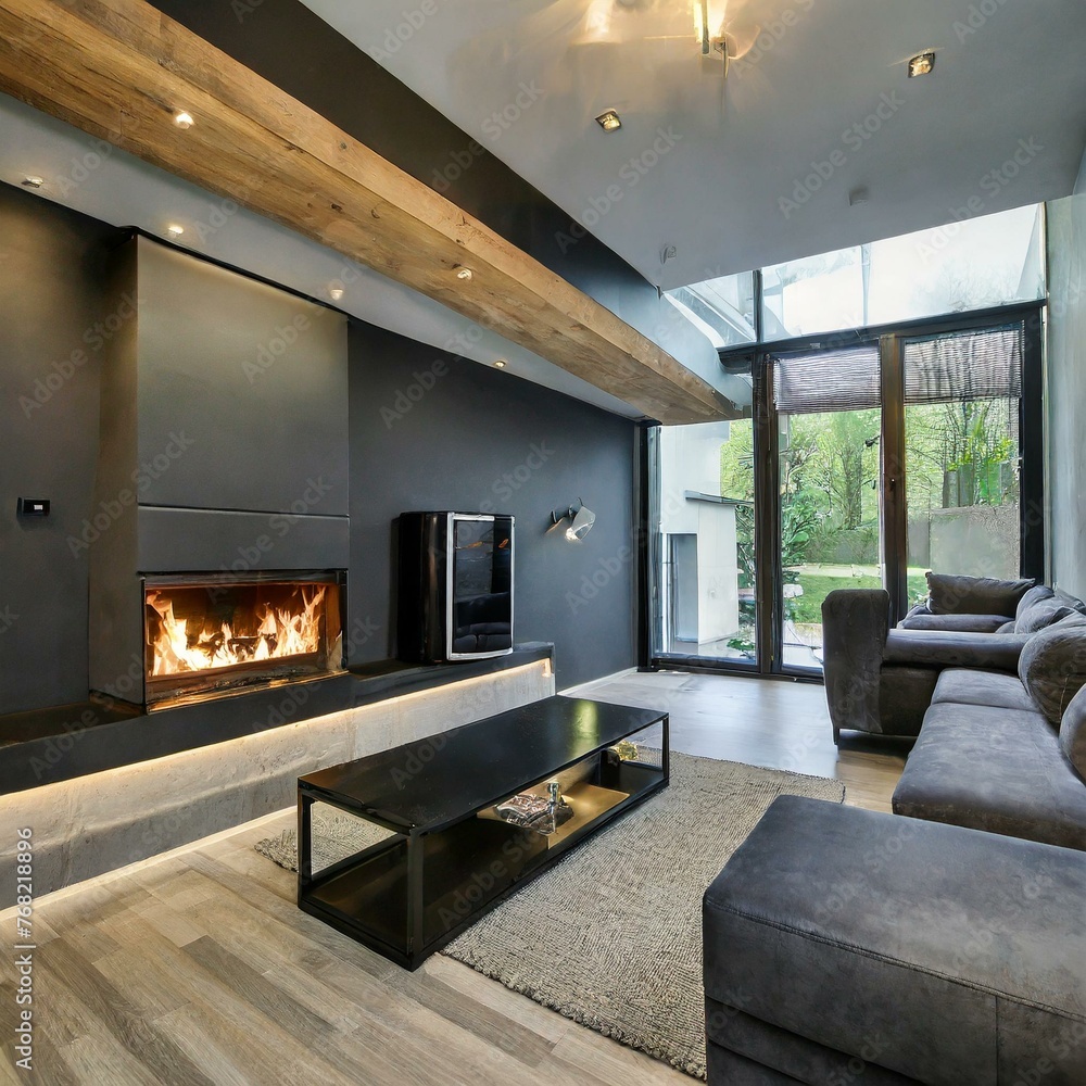 Modèle de maison moderne Modèle de maison moderne