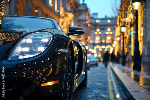 Luxury car in city © antkevyv