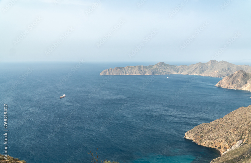 Landscape, Cartagena coast, views of Cabo Tiñoso.