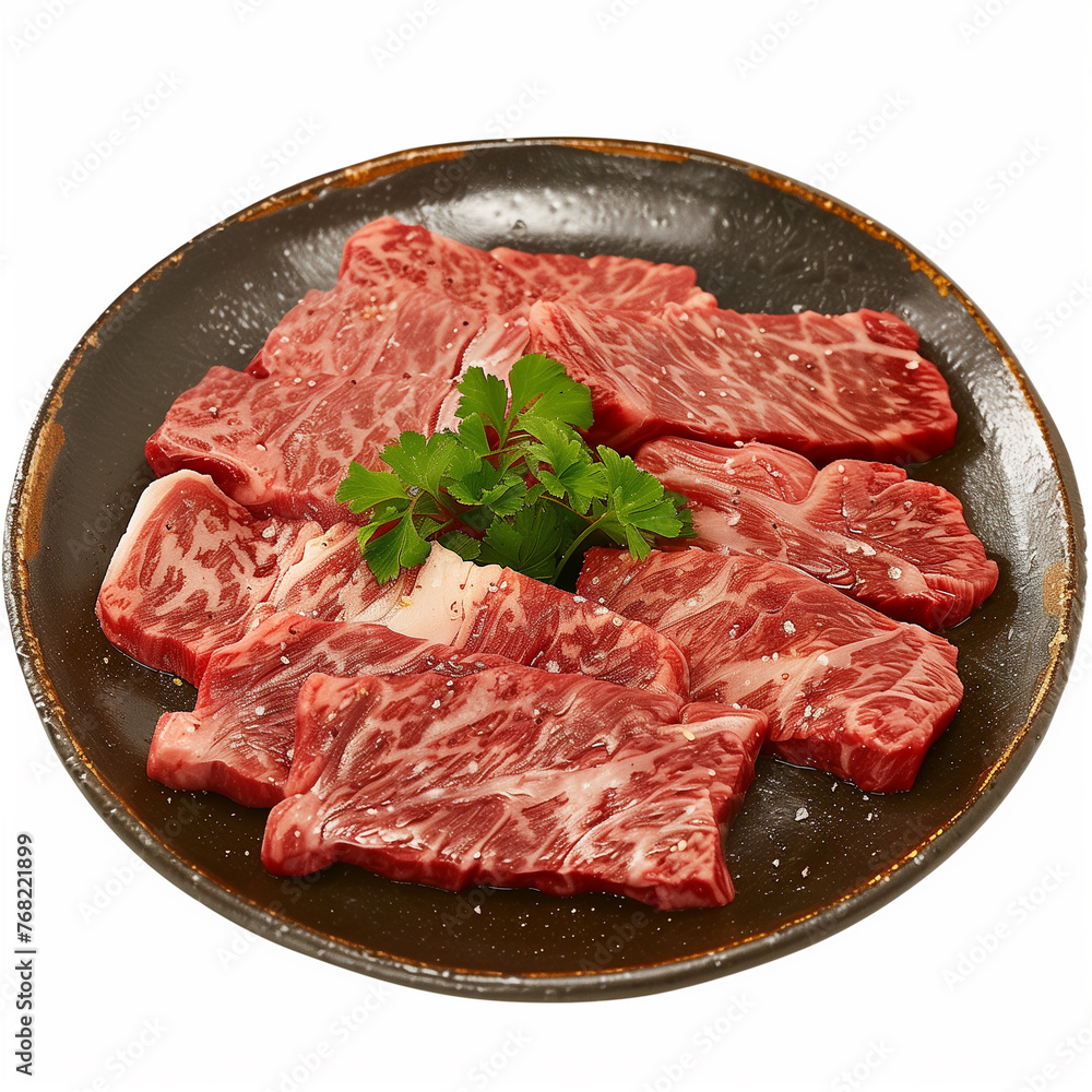 Carne di manzo cruda, kobe Carne di manzo cruda, kobe