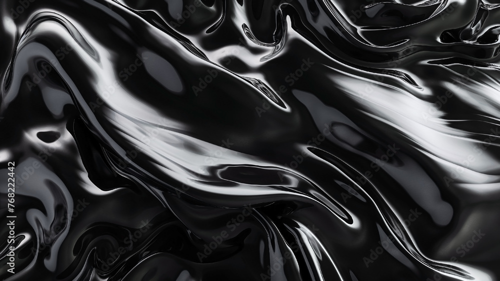 Background of black liquid.
