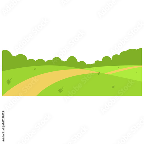 Greenfield Vector Illustration