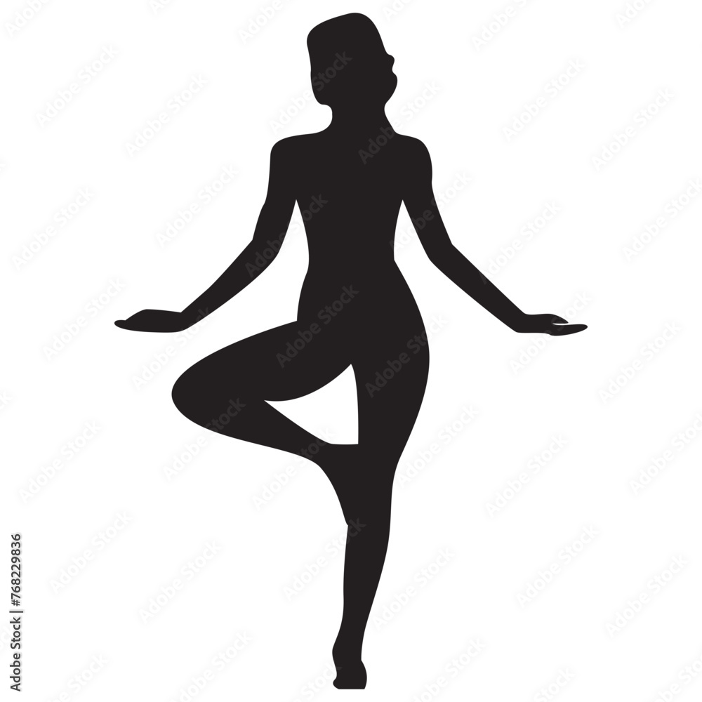 Yoga Silhouette Set Yoga Silhouette Set