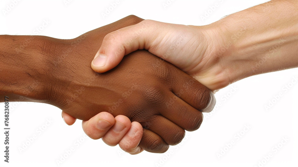 Firm handshake seals a business deal. Firm handshake seals a business deal.