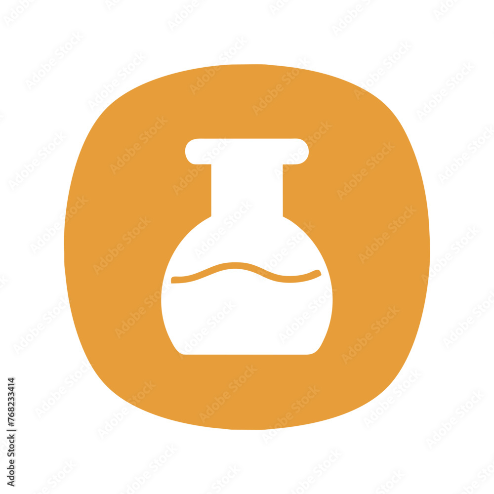 Beaker icon on a Transparent Background Beaker icon on a Transparent Background