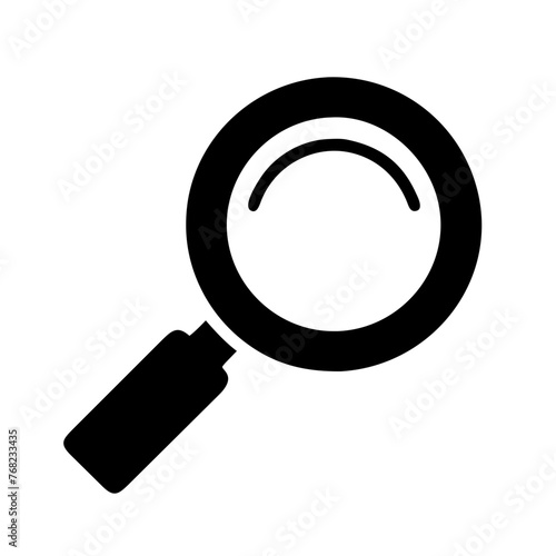 Magnifying glass icon on a Transparent Background