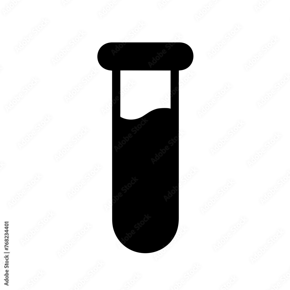 Transparent Background Test Tube Icon, Laboratory Science Equipment Transparent Background Test Tube Icon, Laboratory Science Equipment