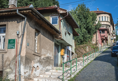 Street in Alifakovac area of Sarajevo city, Bosnia and Herzegovina photo