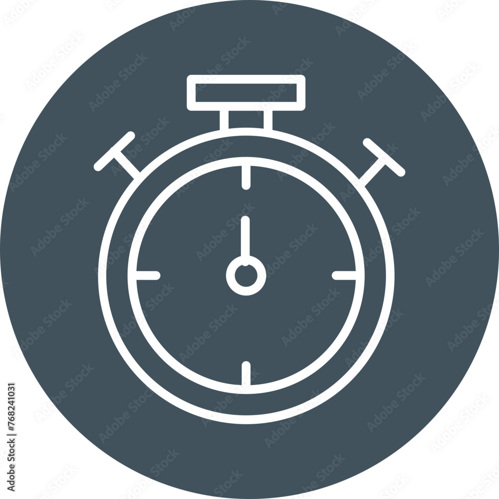 Stopwatch Line Multi Circle Stopwatch Line Multi Circle