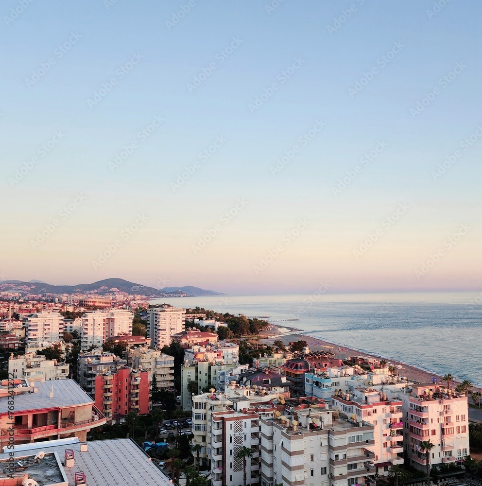 The residential near the sea on Alanya/Antalya