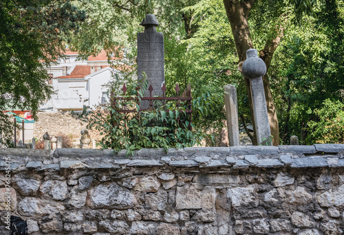 Muslim cemetery at Brace Fejica street, Bosnia and Herzegovina photo