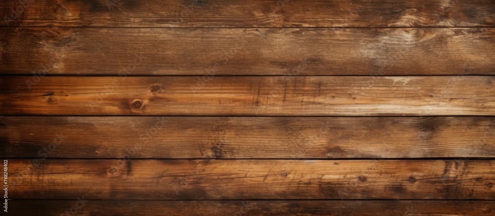A detailed view of a weathered wooden plank wall, showcasing the texture and imperfections of the wood. The close-up shot highlights the grain patterns and aged appearance of the wall. A detailed view of a weathered wooden plank wall, showcasing the texture and imperfections of the wood. The close-up shot highlights the grain patterns and aged appearance of the wall.