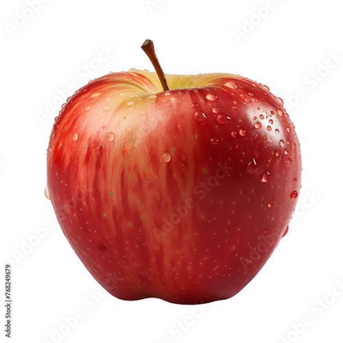 apple on white background 
