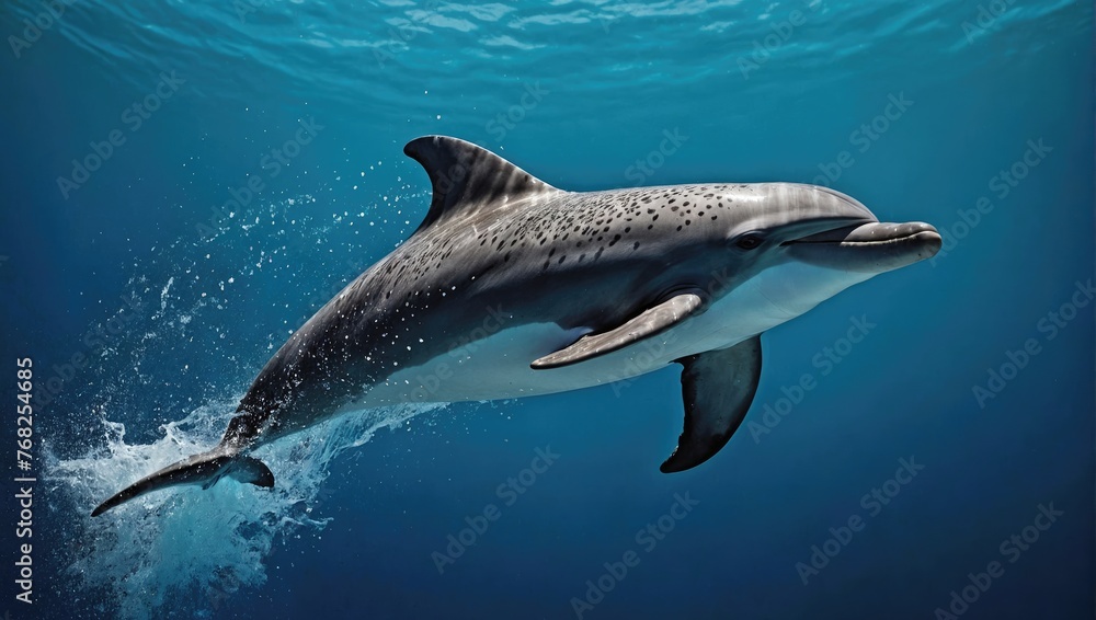 Fototapeta premium dolphin underwater