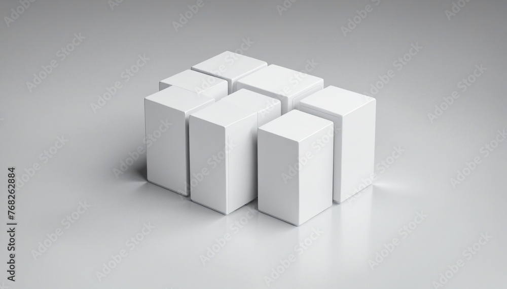 Abstract 3D Render of cubes Abstract 3D Render of cubes