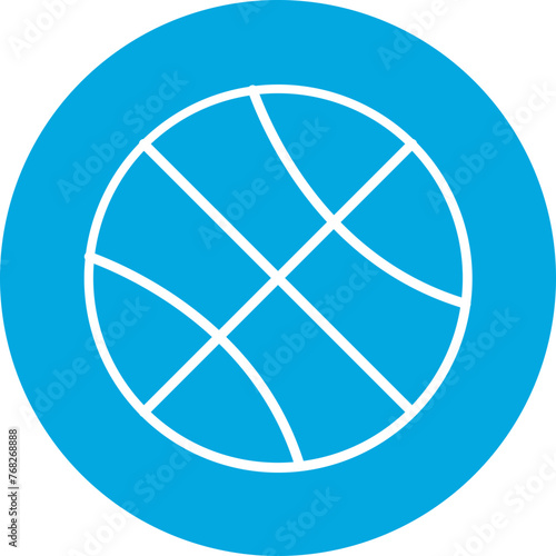 Basketball Line Multi Circle