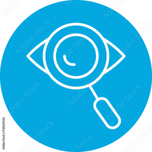 Private Detective Line Multi Circle