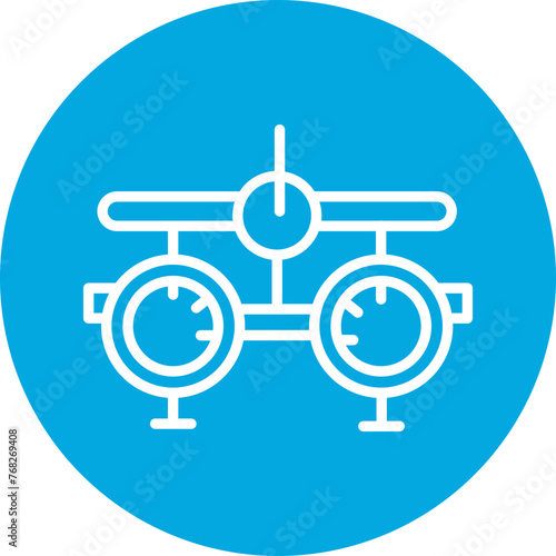 Optometrist Line Multi Circle