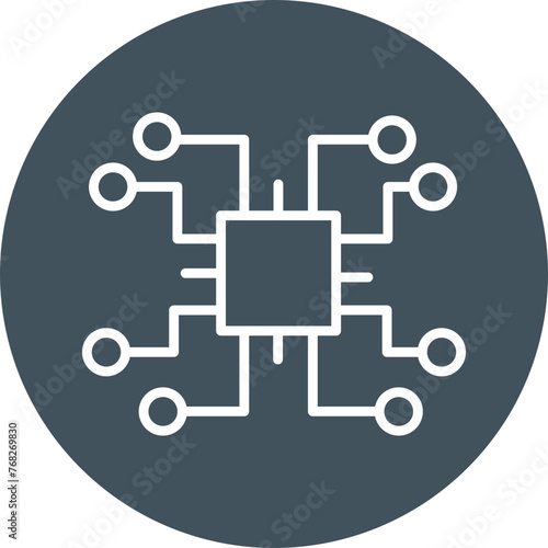 Embedded Line Multi Circle