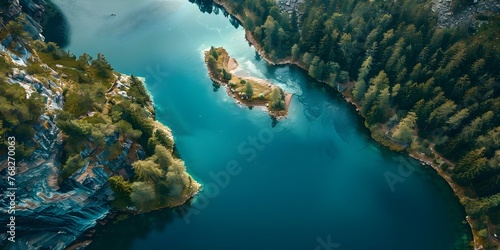 Harnessing Sustainable Energy: Aerial View of a Swiss Alps Water Dam Reservoir Fighting Global Warming. Concept Sustainable Energy, Swiss Alps, Water Dam, Global Warming, Aerial View
