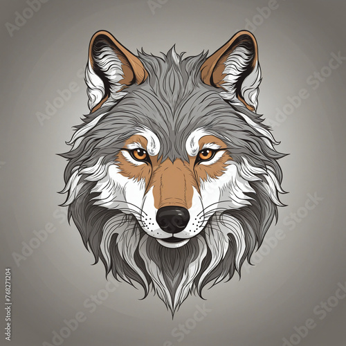 Logo illustration of a perfect "Wolf"