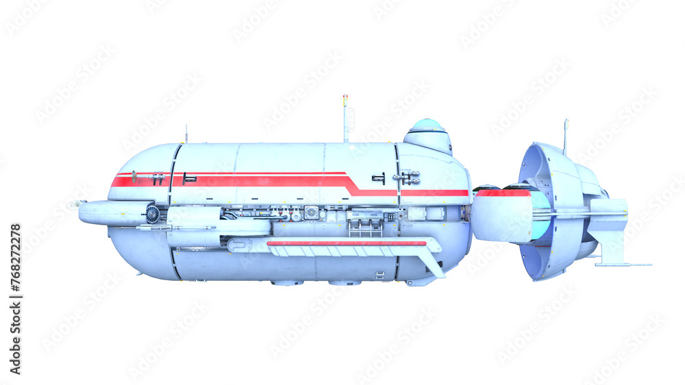 Fototapeta premium 宇宙船 3DCGレンダリング