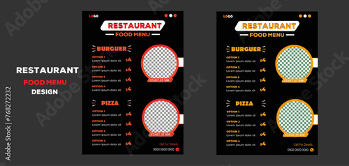 Creative Food Menu Design For Restaurants