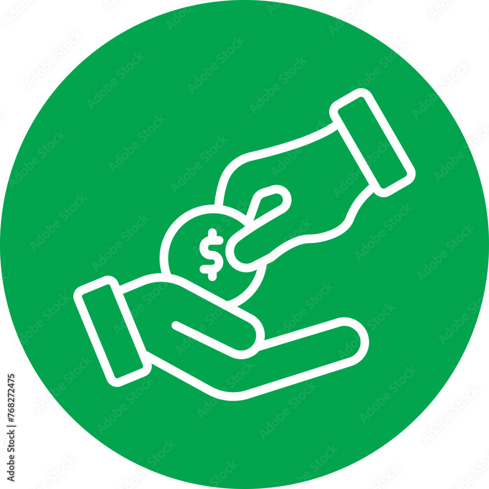 Give Line Multi Circle