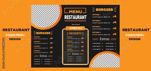 Creative Food Menu Design For Restaurants