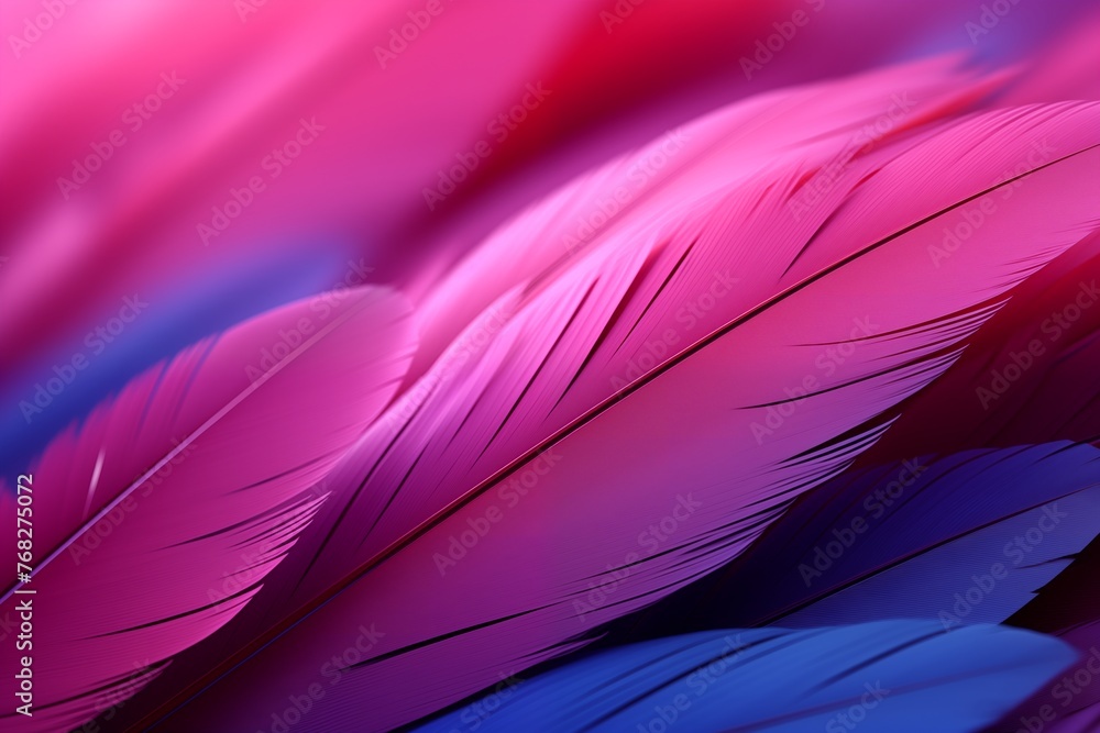 Fototapeta premium Colorful feather